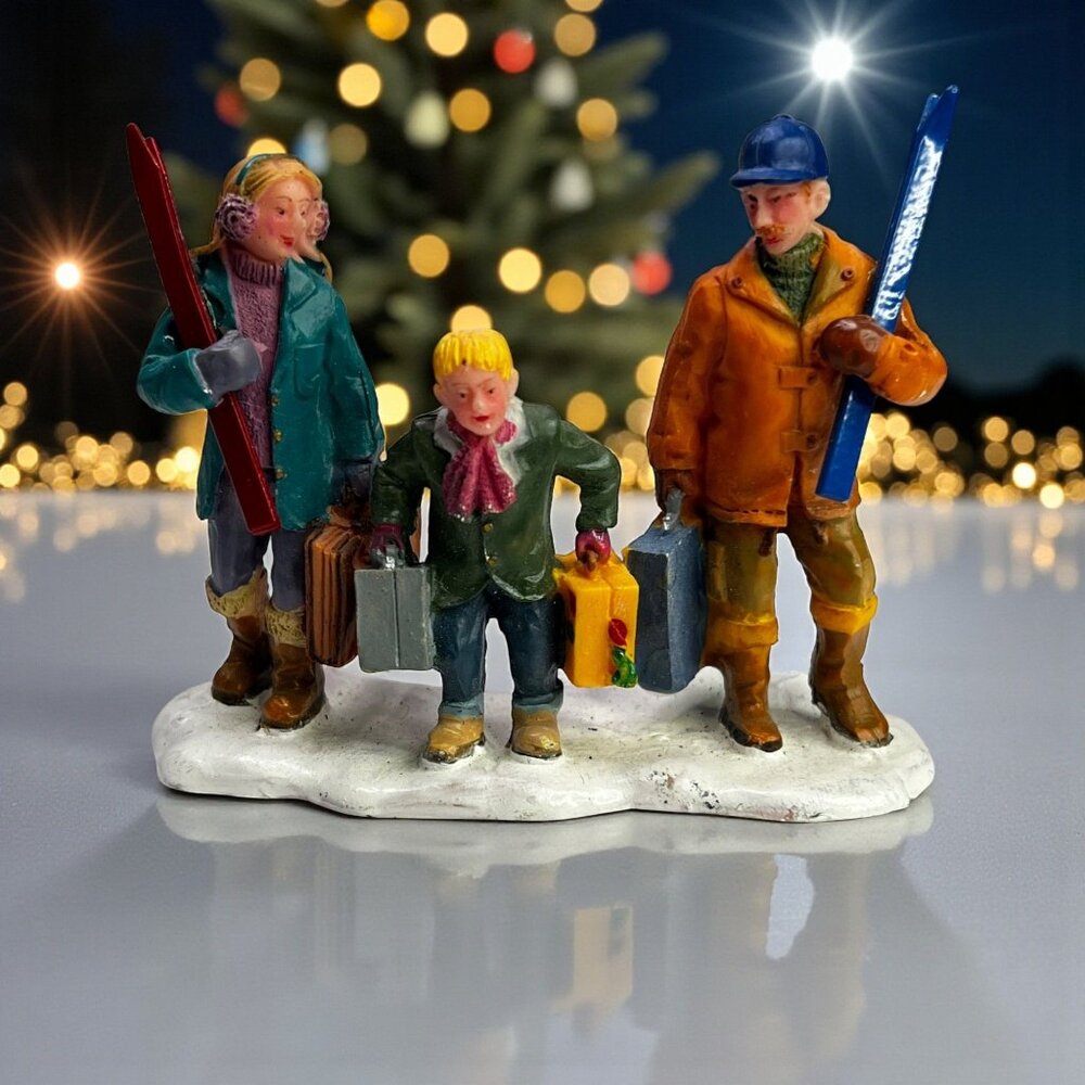 Lemax Checking In Christmas Village Accessory from 2006 (no box)